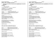 English Worksheet: Song - Everything by Alanis Morissette