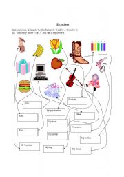 English Worksheet: Genitive