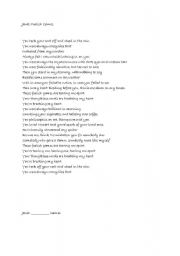 English worksheet: Song: Foolish Games (Jewel)