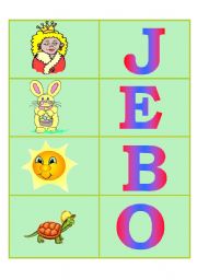 English Worksheet: Alphabet dominoes (part 5 out of 6)
