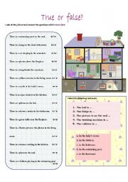 English Worksheet: TRUE or FALSE