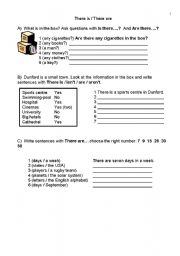 English Worksheet: How much how many