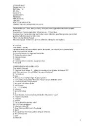 English Worksheet: My family