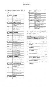 English Worksheet: Genitive Guide