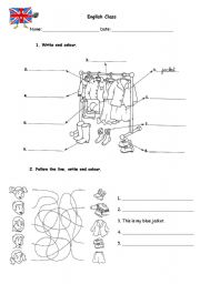 English Worksheet: Clothes