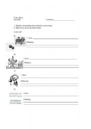 English worksheet: idioms