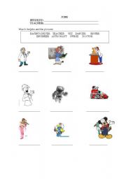 English worksheet: Jobs