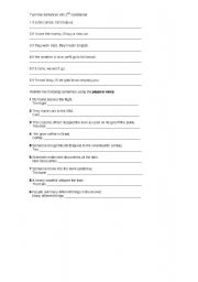 English Worksheet: Conditionals & passive voice