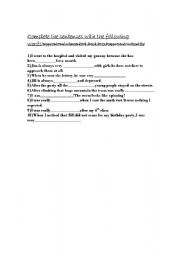 English worksheet: ADJECTIVES-EMOTIONS