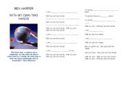 English Worksheet: With my own two hands - Ben Harper