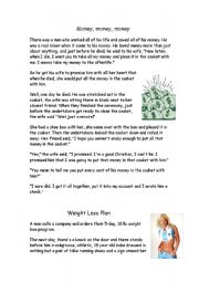 English Worksheet: Retelling the Story