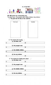 English worksheet: All In The Family