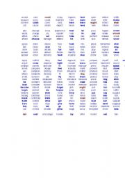 English Worksheet: Regular Verbs