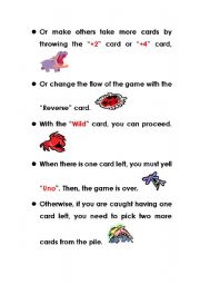 English worksheet: animal uno (3}