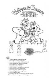 English Worksheet: Wallace and Gromit The Curse of the Were-Rabbit