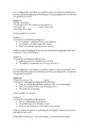 English Worksheet: Role Play