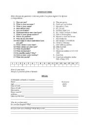 first lesson worksheet