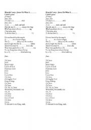 English Worksheet: Christmas song
