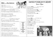 English Worksheet: Songs