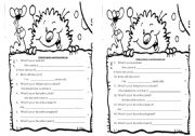 English Worksheet: Personal information