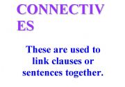 English Worksheet: Connectives