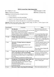 English worksheet: Using Adjectives