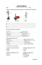 test comparative and superlatives