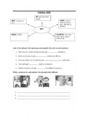 English Worksheet: PHRASAL GET