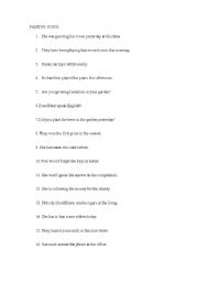 English Worksheet: Passive, Indirect Speech and Conditional Sentences