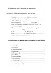 English worksheet: Past Simple