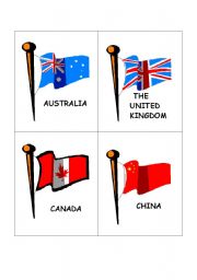 English Worksheet: Flags