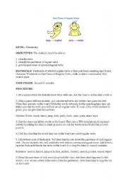 English Worksheet: past simple 