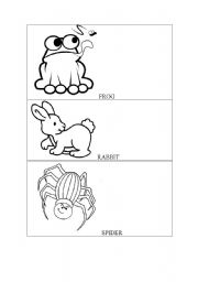 English worksheet: animals