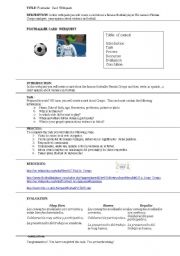 English Worksheet: webquest Crespo