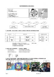 English Worksheet: Past continuous