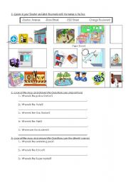 English Worksheet: Places and Buildings