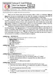 English Worksheet: Mass Media V1 (Author-Bouabdellah)