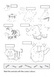 English Worksheet: Wild animls 2