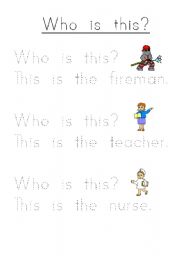 English Worksheet: Occupations