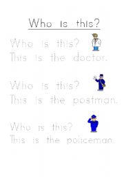 English Worksheet: Occupations