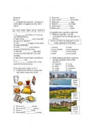 English Worksheet: Pre Intermediate Grammar Review Have to