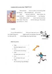 English worksheet: Present Simple