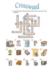 English Worksheet: Furniture