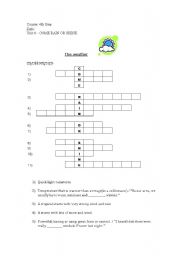 Crossword The Weather