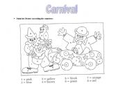 English Worksheet: Carnival