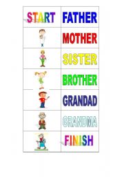 English Worksheet: Family