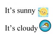 Weather flashcards