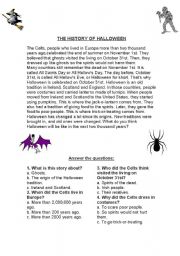 English Worksheet: HALLOWEEN FUN