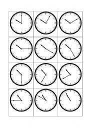 English Worksheet: Telling the time - 10 oclock