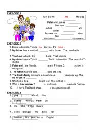 English Worksheet: Pronouns